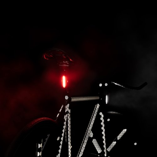 RydeSafe Bike Light - Rear Safety - Pink