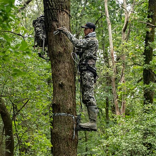 Hawk Helium Hammock Tree Platform with Silent Attachment & Digger Teeth – Lightweight Hunting Stand (2 Pack)