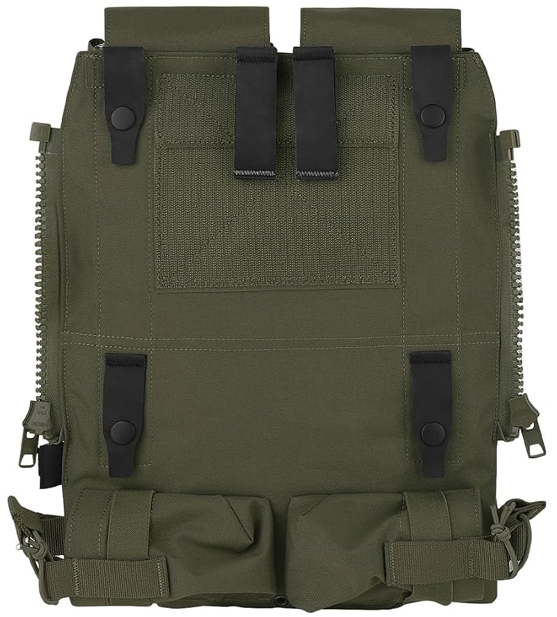 KRYDEX RG Tactical Modular Zip On Backpack for JPC2.0 CPC AVS Vest - Zipper Molle Back Panel