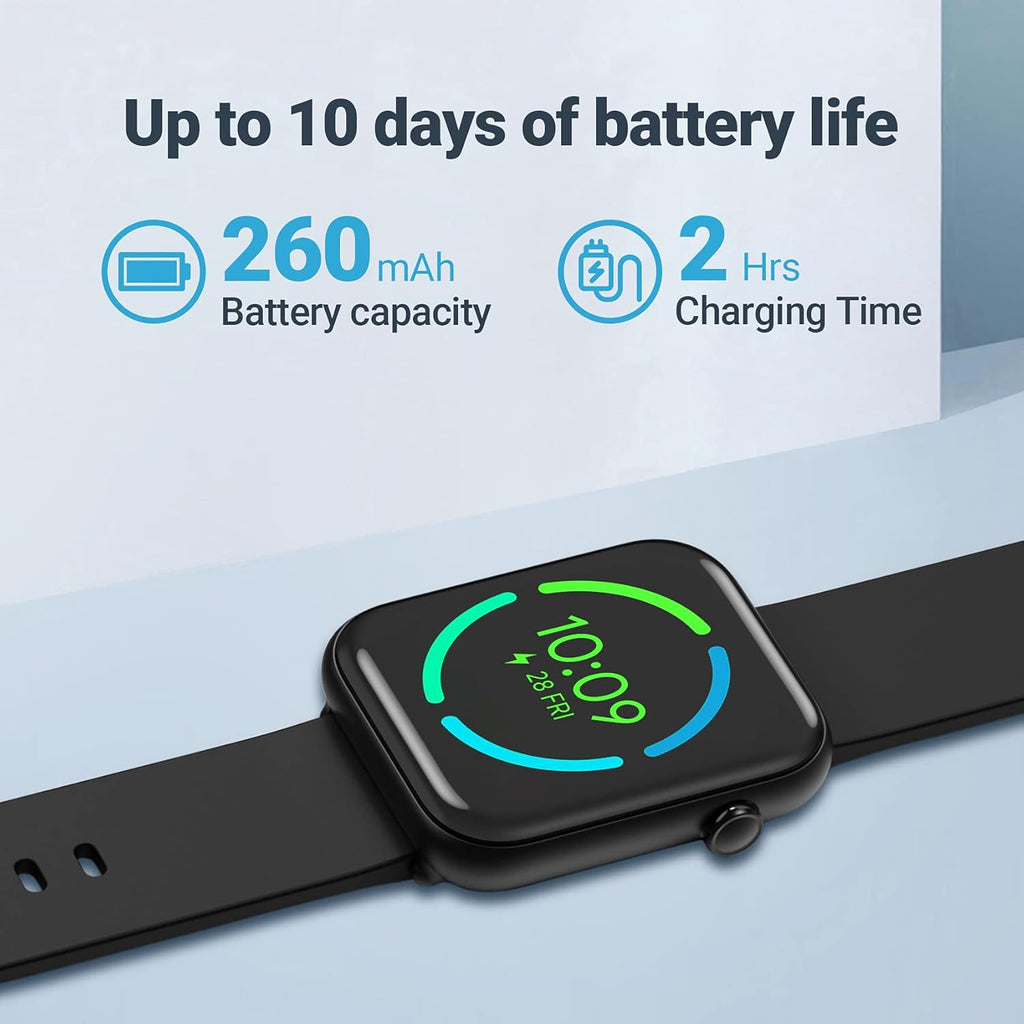 Ticwatch GTH Smartwatch - 24-Hour Skin Temperature & Heart Rate Monitoring | 5ATM Water Resistant, 10-Day Battery Life