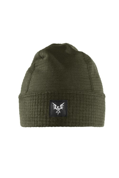 DRIFIRE FR Power Grid Fleece Beanie, Flame Resistant Winter Hat, Olive Green