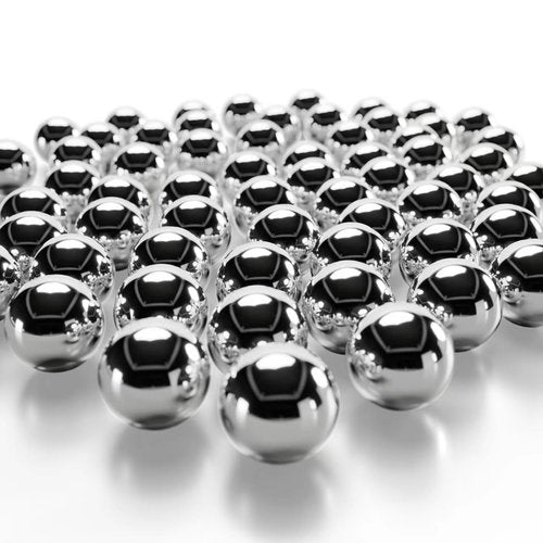 Z QINGZHENG 120pcs 1/2inch Steel Ball Slingshot Ammo 12.7mm Precision Steel Ball Bearing