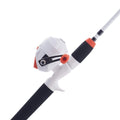 Shakespeare Customize-It 4'6" Spincast Youth Fishing Pole Rod and Reel Combo, 2-Piece Fishing Rod, Size 6 Reel, Fishing Combos for Kids, Includes 170 Stickers White
