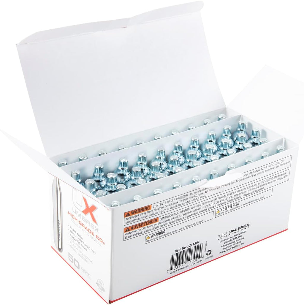 Umarex CO2 Cartridges - High-Grade for Pellet Guns | Reliable Performance & Consistent Power