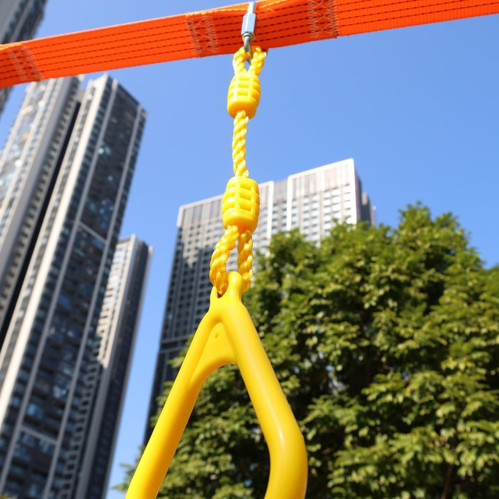 Skiennix Climbing Gymnastic Rings - Durable Ninja Obstacle Course for Kids' Outdoor Play