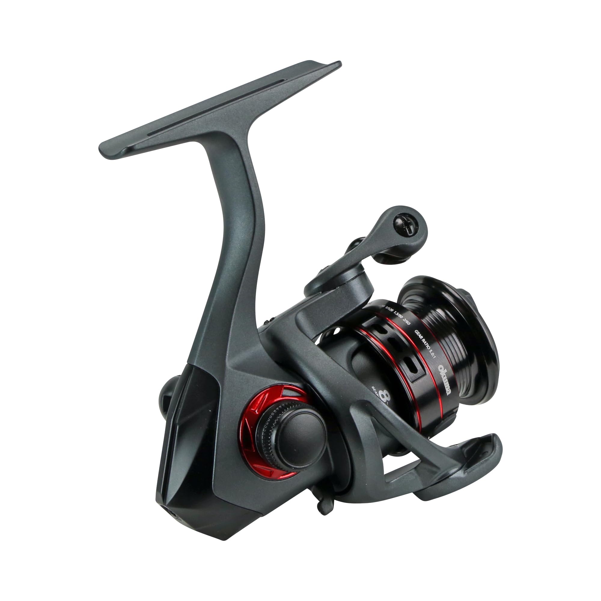 Okuma Ceymar A Series Flite Drive Lightweight 8BB Spinning Reel, C-500A, Gun Metal