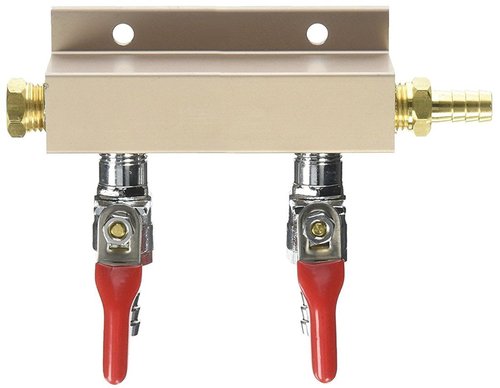Bev Rite CPG222 Air Distributor, CO2 Manifold, 2 Way, 5/16"