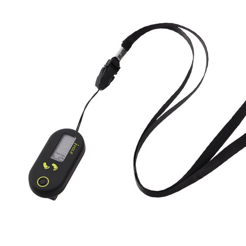 POPETPOP 3D Digital Pedometer for Walking with Removable Clip Lanyard, Step Counter for Walking Clip On with Reset Button, Simple Accurate for Men Women Kids Seniors