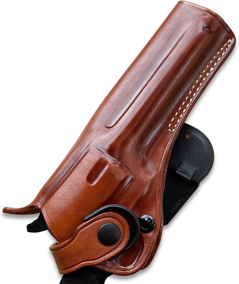 MASC Leather Revolver Holster for Python .357 Magnum 5-inch, Right Hand