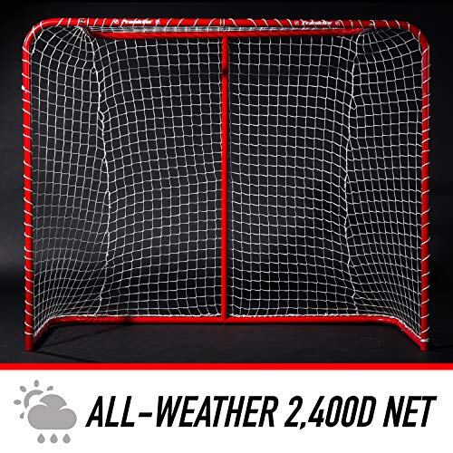 NHL Youth Steel Hockey Goal 54-Inch - Franklin Sports Pro-Style Street Hockey Goal