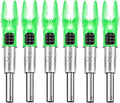 DEEPOWER Lighted Nocks for Arrows - ON/OFF Switch with H, S, GT Bushings | Fits .204”/.233”/.244”/.246”