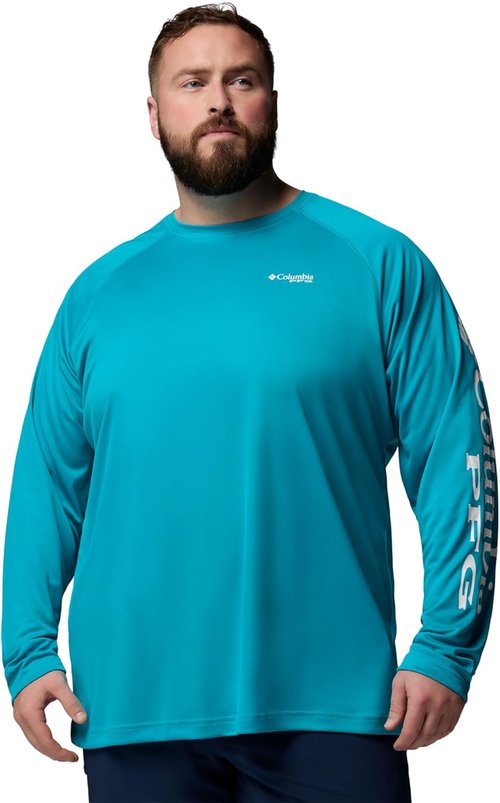 Columbia Men's PFG Terminal Tackle Shirt - Lightweight, Quick-Dry Fabric | Ideal for Fishing Adventures