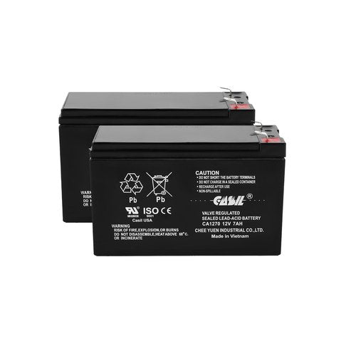 Casil 12v 7ah Battery CA1270 for Bella Betty Daisy Vapo Razor ES300, E300, E200, 12V Razor Pocket mod Battery, Replacement for Razor 2 Pack
