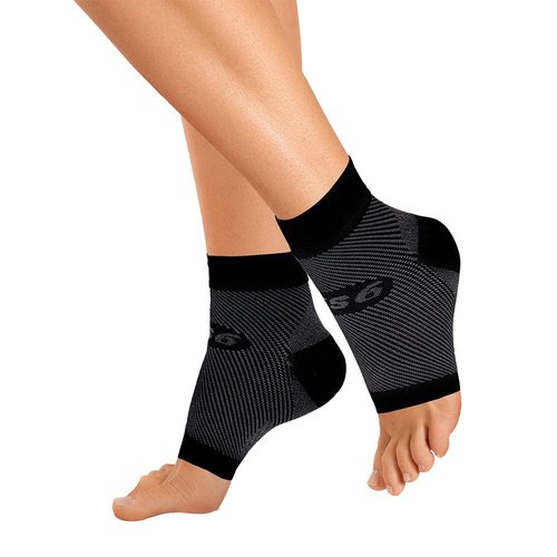 OrthoSleeve FS6 Compression Foot Sleeves for Women & Men, Helps Plantar Fasciitis Relief, Heel Pain, Achilles Tendonitis Support & Swelling (1 Pair)