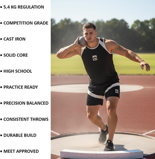 Competition Shot Put, 12 lbs