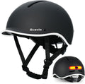 Skiennix Bike Helmet - Adjustable Cycling Safety Helmet with Rechargeable Rear Light | For Men, Women & Youth