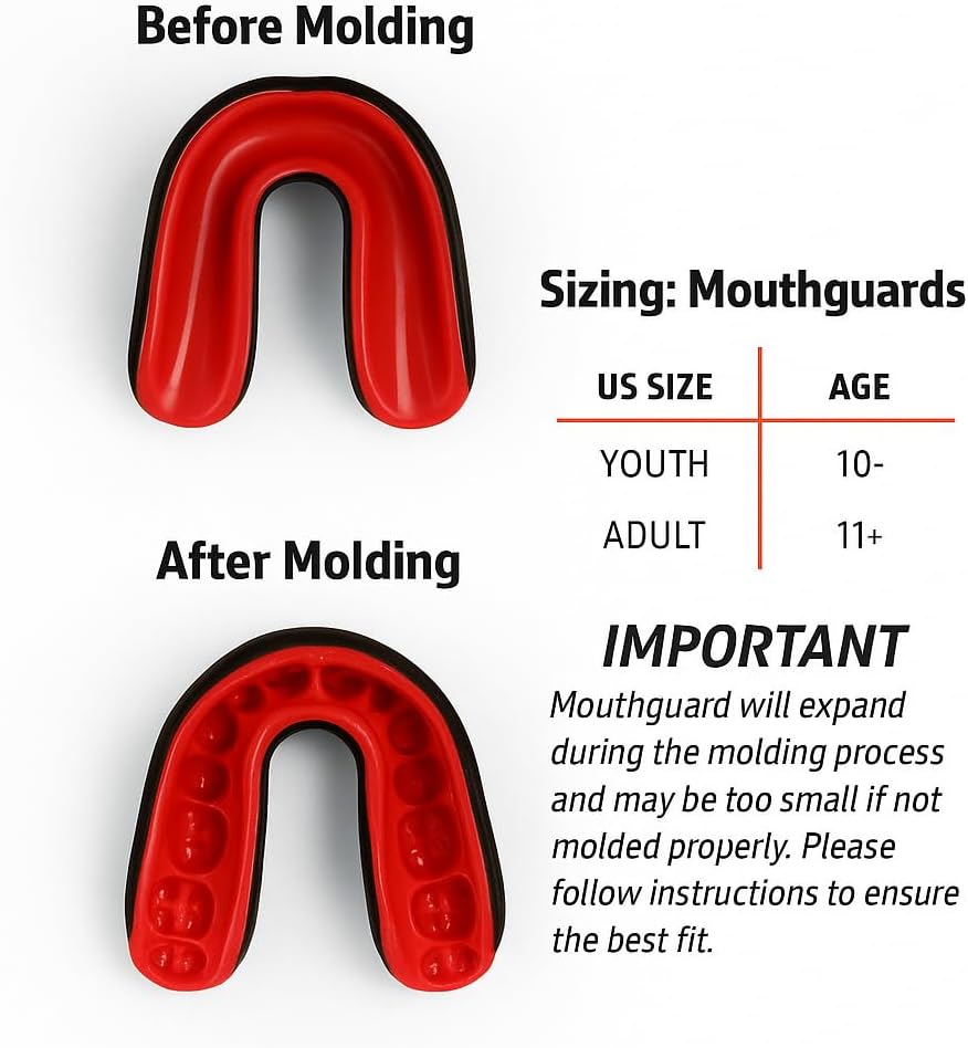 Venum Challenger Mouthguard - Premium Protection for Combat Sports | Red and Black Design