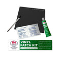 RH Adhesives Vinyl Patch Kit - 10" x 10" Reinforced Flexible PVC with HH-66 TF Vinyl Cement & Brush | Black