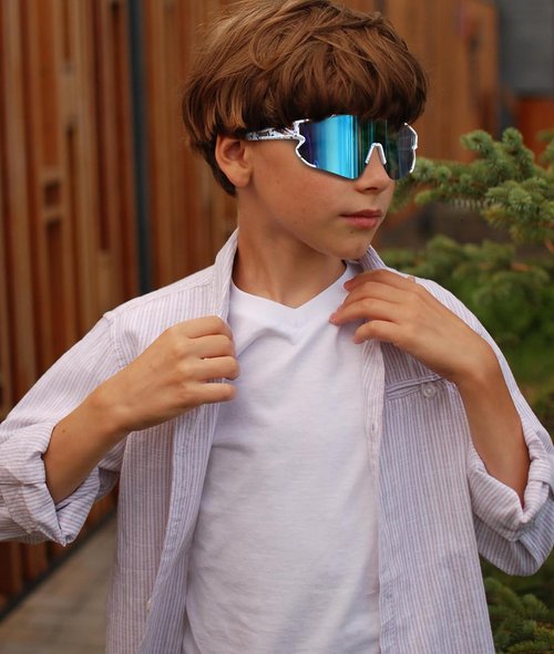 SEKKAF Kids Baseball Sunglasses for Boys Girls Youth Softball Cycling Sports Sunglasses UV400 Protection Age 5-12