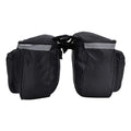 Estink Rear Carrier Bag, 25L Large Capacity 600d Fabric Mountain Road Rack Rear Seat Tail Carrier Trunk Double Pannier Bag Cycling Organizer, Black