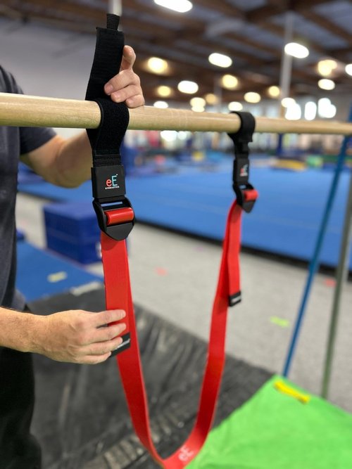 Ultimate Elastic Band – Innovative Strength Trainer for Pull-Ups, Dips, Push-Ups, Muscle-Ups, Planches, Iron Cross & More – Fast Setup for Cross-Training, Calisthenics & Home Workouts by EEGymnastics