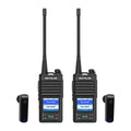 Retevis RB58 Bluetooth Walkie Talkies with Earpiece, Waterproof Two Way Radio with Noise Cancelling, Group Call, APP Control, 1800mAh, NOAA, VOX, Emergency Alarm, for Hunting, Camping, Hiking(2 Pack)