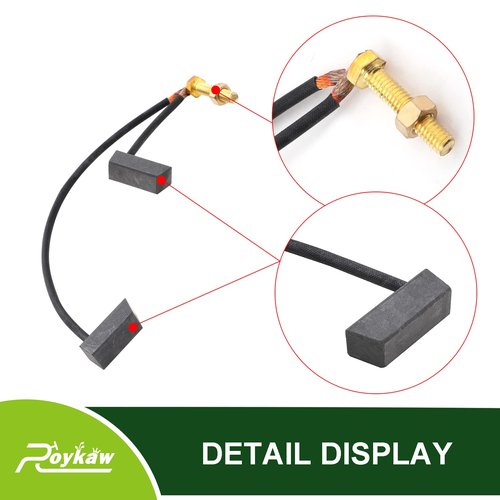 Roykaw Golf Cart 36/48 Volt Motor Brush Assembly Set Compatible with Club Car 1994-up and Yamaha G8/G9/G14/G16 Electric Models, Replaces OEM # 1017946, JH7-H1801-00, 520108, 1022519-01