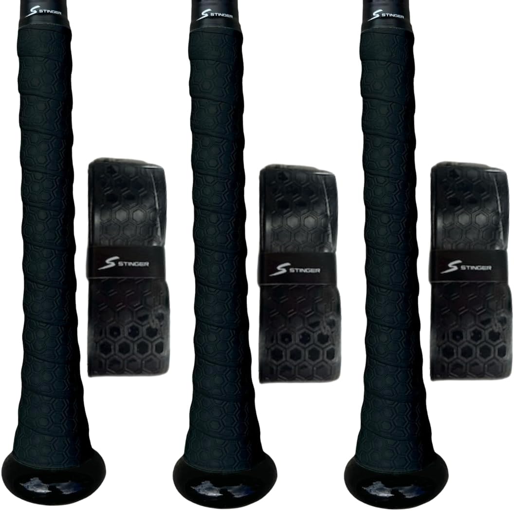 Stinger Sports Premium Bat Grip - Enhanced Polymer Design for Baseball & Softball