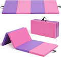 ZENOVA Gymnastics Mat - Foldable Exercise Mat for Home Workouts | 6'x3'x2'' & 4'x8'x2'' Options