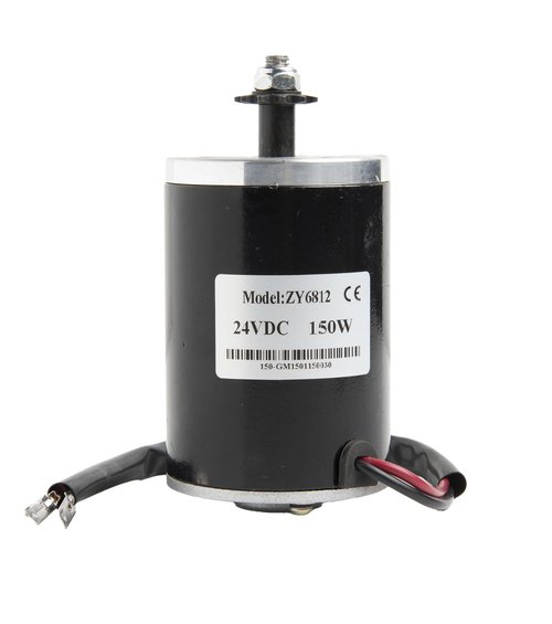 Hi-Gear 150W Watt 24V Volt DC Brush Electric Motor #25 Chain 11T Sprocket Unite ZY6812 f Razor Scooter DIY Kids Kart 150-GM150115 Works with 24V by Alfa Wheels (150W 11T Sprocket)