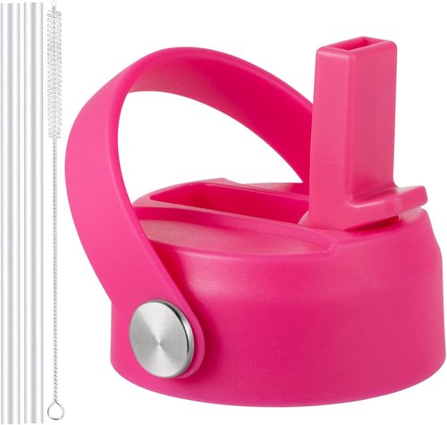 Hydro Flask Straw Lid - Flexible Handle Replacement Sports Cap for 32/40 oz Wide Mouth Bottles
