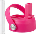 Hydro Flask Straw Lid - Flexible Handle Replacement Sports Cap for 32/40 oz Wide Mouth Bottles