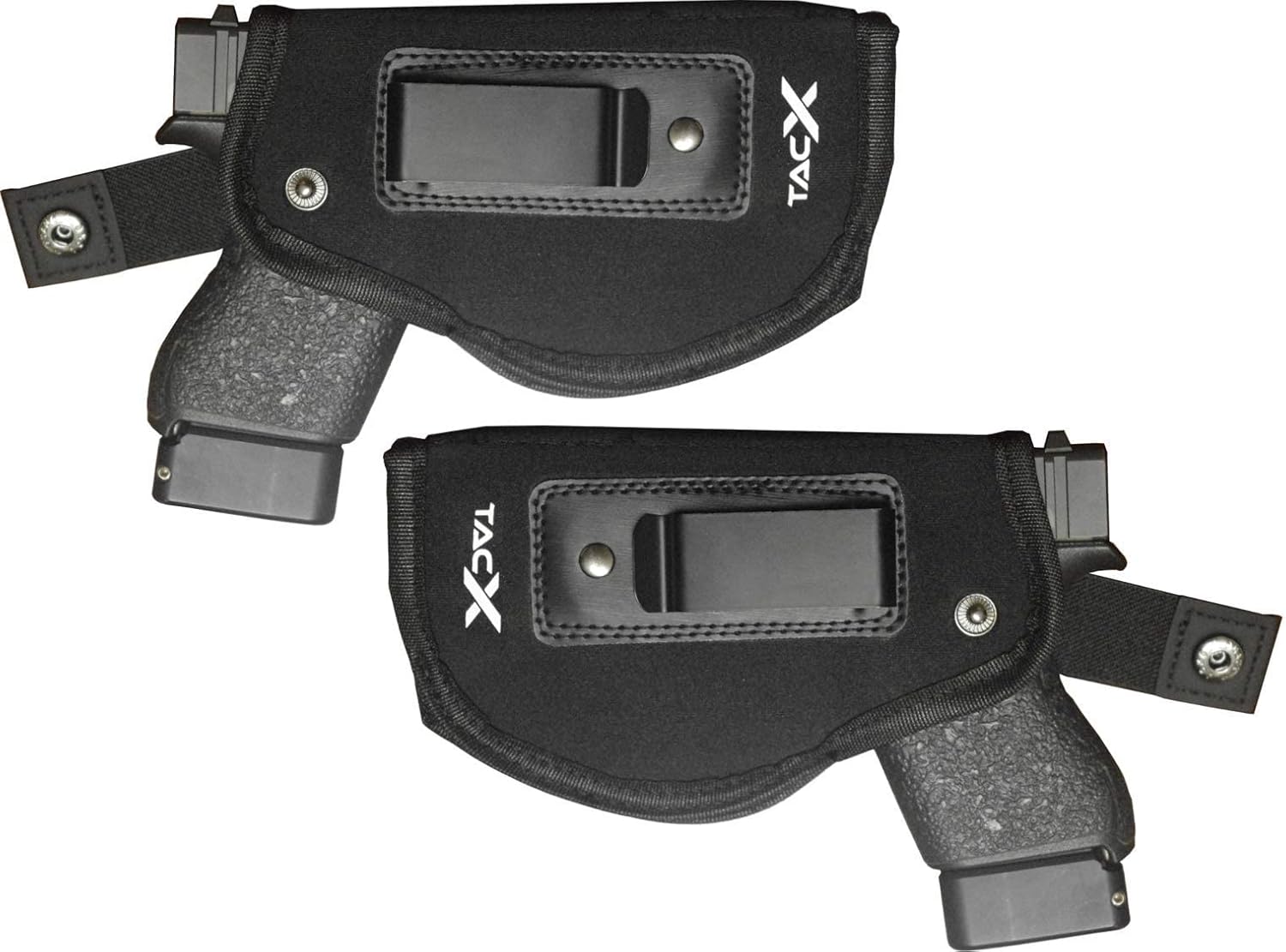 Skiennix Universal IWB Holster - Concealed Carry Inside The Waistband | Flexible Neoprene for S&W M&P Shield 9/40, 1911, XDS, Taurus, Glock