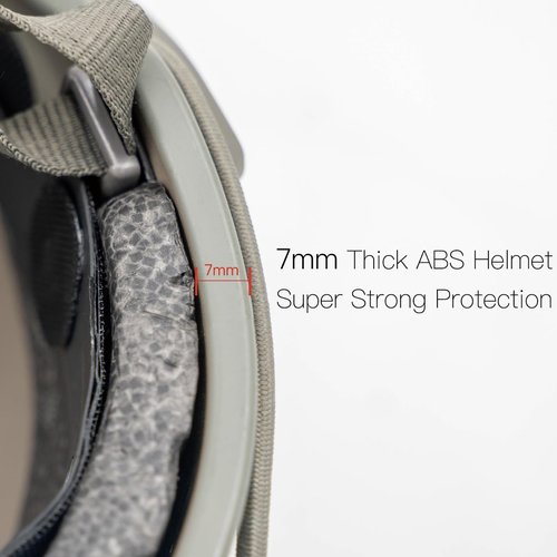 FMATAL GEAR Fast MT 7mm Surface Sandblast Treatment Thick and Heavy Version Helmet | Tactical | Airsoft (Sand(DE), S/M)