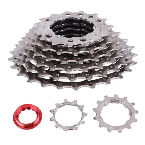 VGEBY1 Bike Freewheel, Road Bike Freewheel Cassette Sprocket for 8 Speed 11-25T Bicycle Replacement Accessory