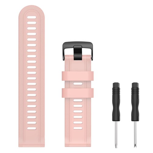 ISABAKE Band for Garmin Forerunner 955/ Forerunner 945/ Forerunner 935,Compatible with Fenix 5/ Fenix 5plus/ Fenix 6/ Fenix 6 Pro/Approach S60,Soft Silicone 22mm Replacement Bands