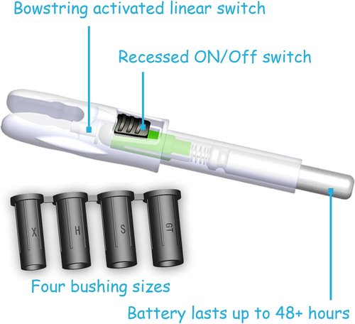 Lighted Nocks for Arrows - 6/12PCS Compatible with .165 to .246 ID Bolts | X, H, S, GT Bushings