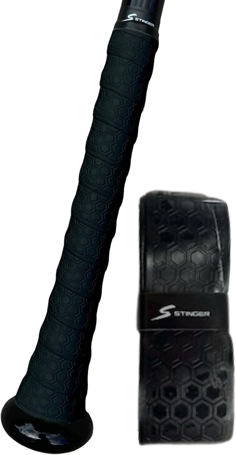 Stinger Sports Premium Bat Grip - Enhanced Polymer Design for Baseball & Softball