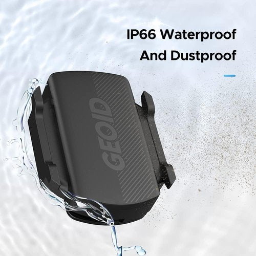 GEOID CS600 Cadence Sensor - Wireless ANT+/Bluetooth RPM Monitor for Cycling | Compatible with iOS/Android