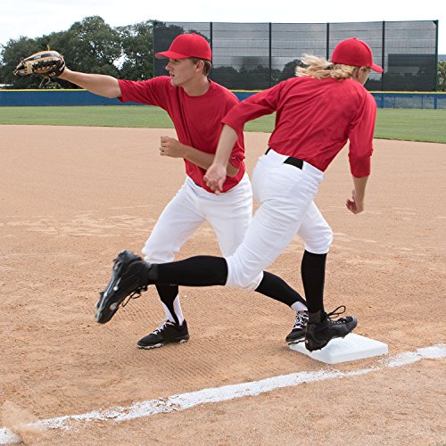 3 Pack Heavy-Duty Anchored Baseball Softball Base Set with Welded Stanchions - Perfect for Youth & Recreational Play - Variations of THIS listing