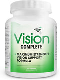 Vision Complete Natural Eye Support - Maximum Strength Lutein Blend for Daily Vision Health