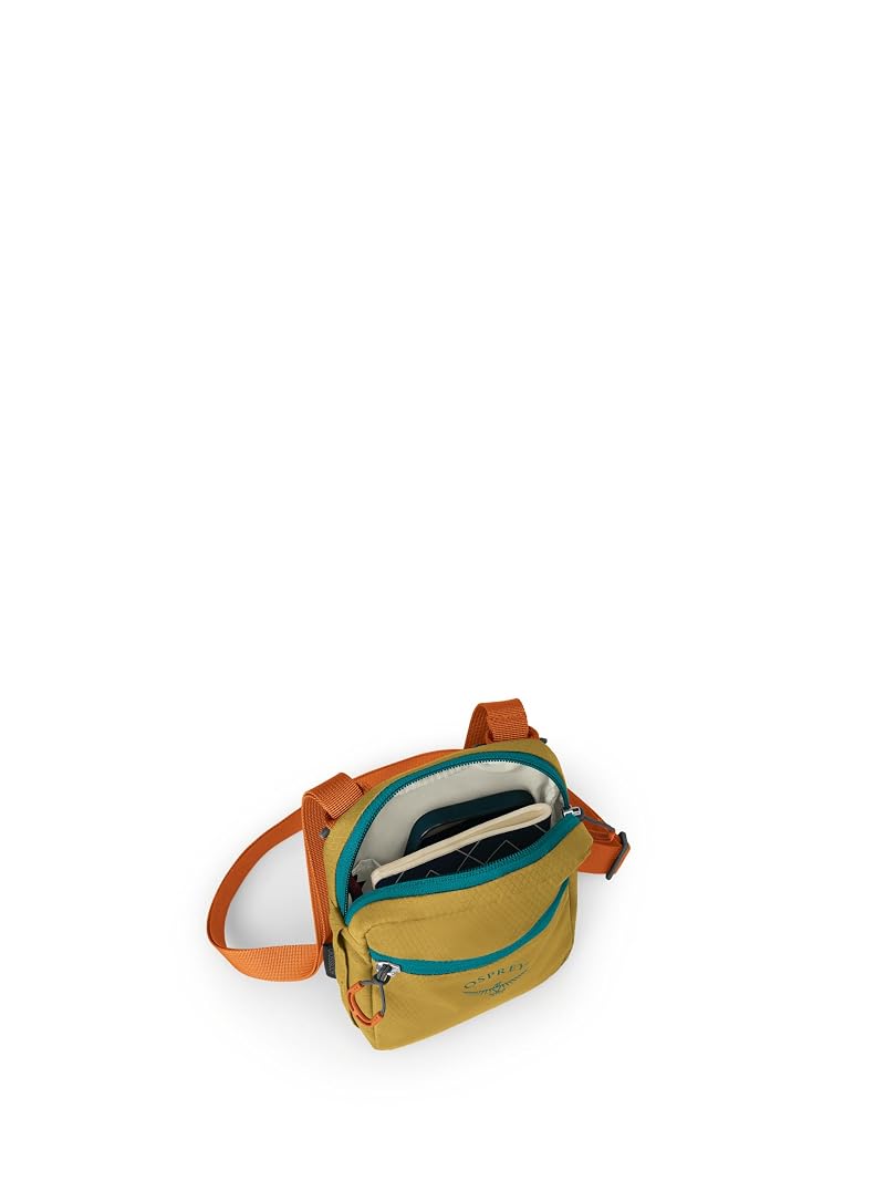 Osprey Daylite Small Crossbody Bag - Durable Sling with Zipper Pockets, Tumbleweed Yellow/Tunnel Vision