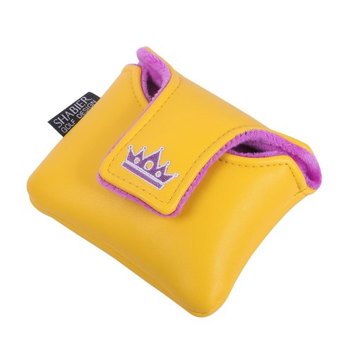 SHABIER Golf Large Mallet Headcover with Number Design for Golf Putter (Yellow with NO.23)