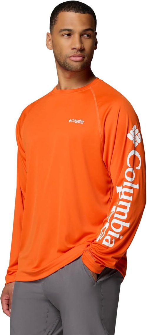 Columbia Men's PFG Long Sleeve Fishing Shirt - Quick-Dry, Lightweight, UPF 50 Protection