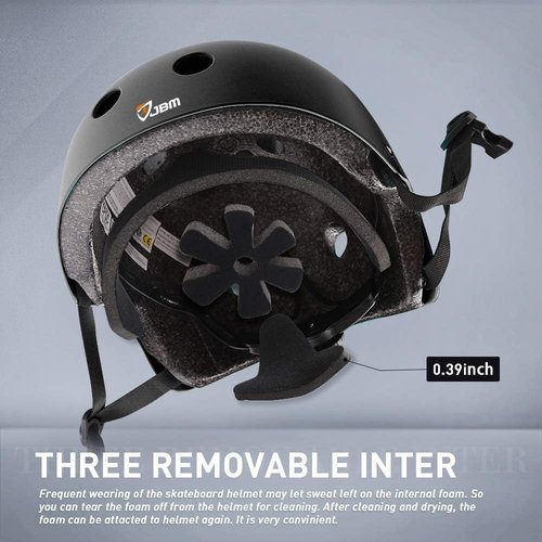 JBM Skating Protective Gear Set - Helmet, Knee & Elbow Pads, Wrist Guards for All Skill Levels | Ideal for Inline Skating, Scooters, Skateboarding