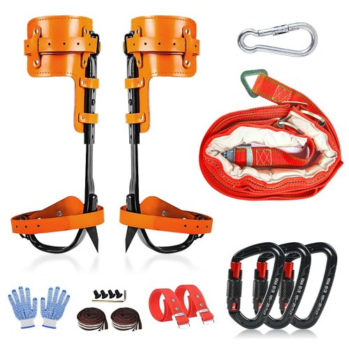 MITOJOSYEER Tree Climbing Gear - Tree Climbing Spikes Suitable for Tree Work, Fruit Picking,Tree Climbing,Logging of Tree Climbing Kit