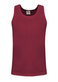 Shaka Wear Men's Basic Sleeveless Tank Top Cotton Solid Muscle Workout Athletic T-Shirt Undershirt Activewear TT25 Burgundy S