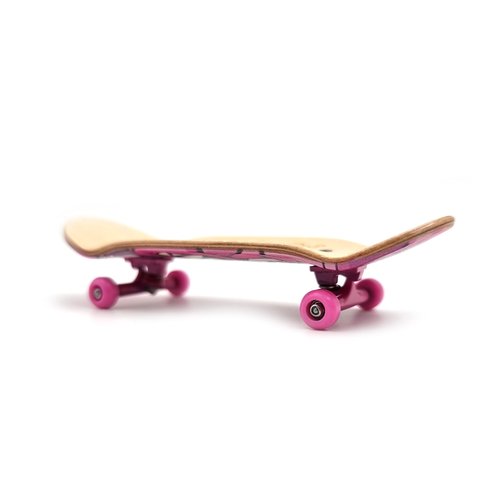 SPITBOARDS® Fingerboard Bearing Wheels, CNC Polyurethane, Set of 4, Pink