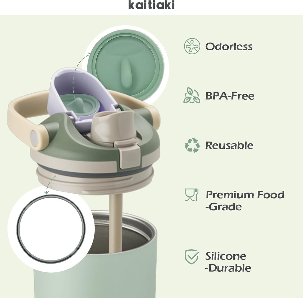 Owala | Leak-Proof Silicone Stopper Set - Food-Grade Gaskets & Pads for 30oz/40oz Tumblers - Eucalyptus Green