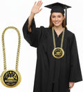 Goutoports Gold Winner Medals - 6" Academic Achievement Awards with Neck Chain for Tournaments & Competitions
